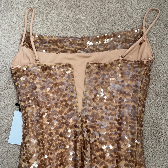 ASTR The Label Sparks Fly Sequin Cowl Neck Mini Dress Size XS - Picture 11 of 13